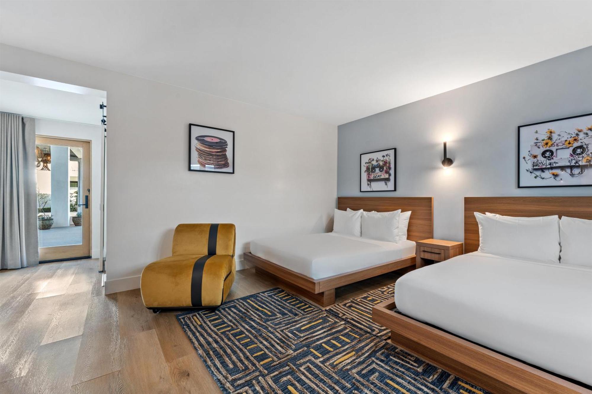 Double Room Two Double Beds Patio Ground Floor